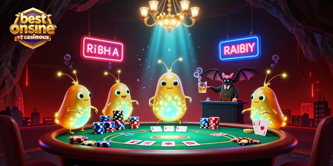 Experience thrilling gameplay with the best online casino payouts at casinous featuring glowing glowworms in a lively cave casino.